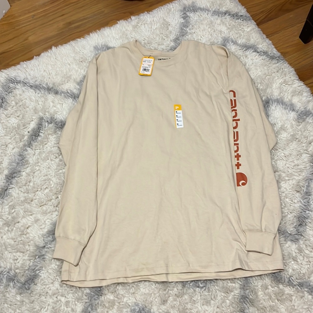Carhartt long sleeve men’s logo sleeve graphic t shirt